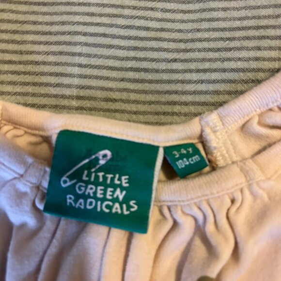 π Little Green Radicals Summer Dress β Size 3β4T π - Picture 3 of 5